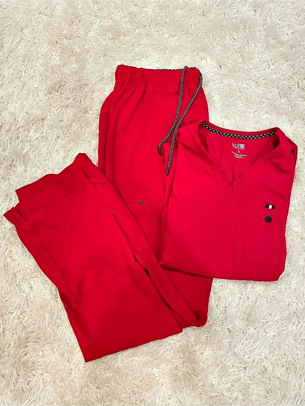 koi Next Gen Scrub Set Red scrub set